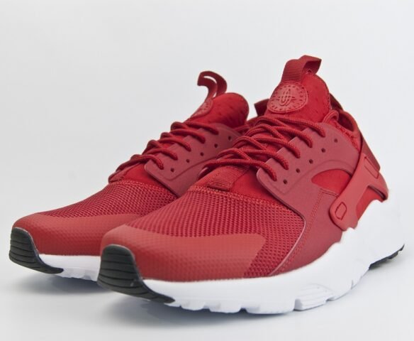 Nike huarache red white on sale