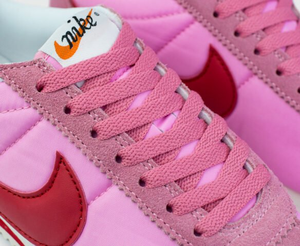 Nike cortez pink nylon on sale