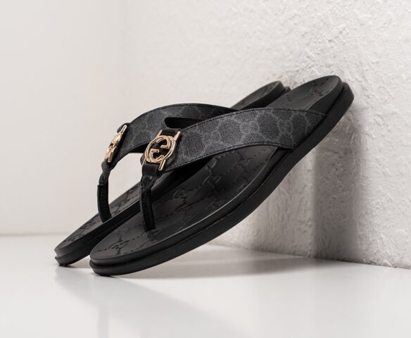 Сланцы Gucci lthr черные