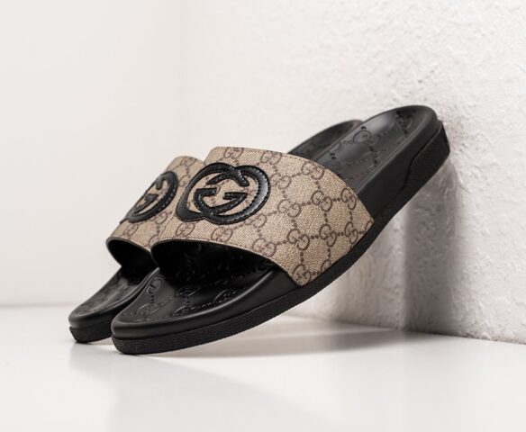 Сланцы Gucci m beige