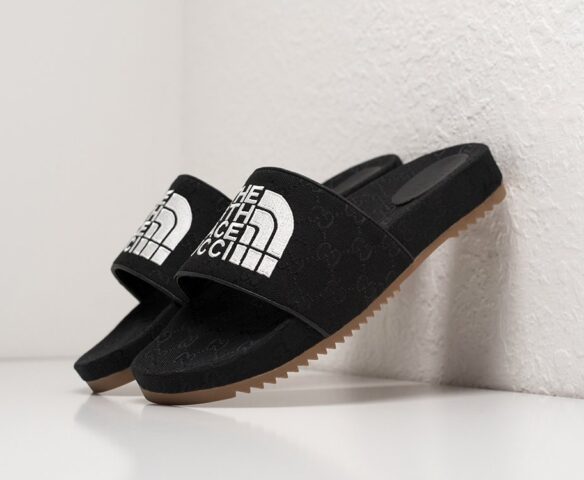 Сланцы Gucci x The North Face black