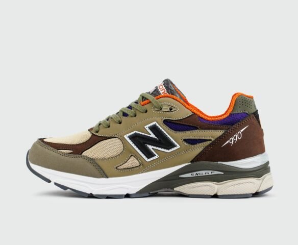 New Balance 990 v3 Brown Green