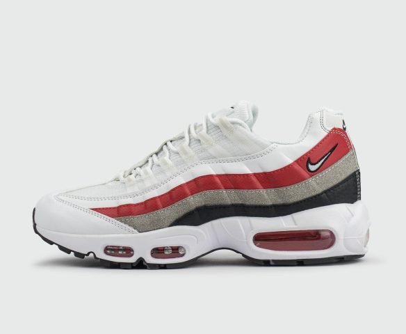 Nike Air Max 95 White / Grey / Red Nike Air Max 95 White / Grey / Red