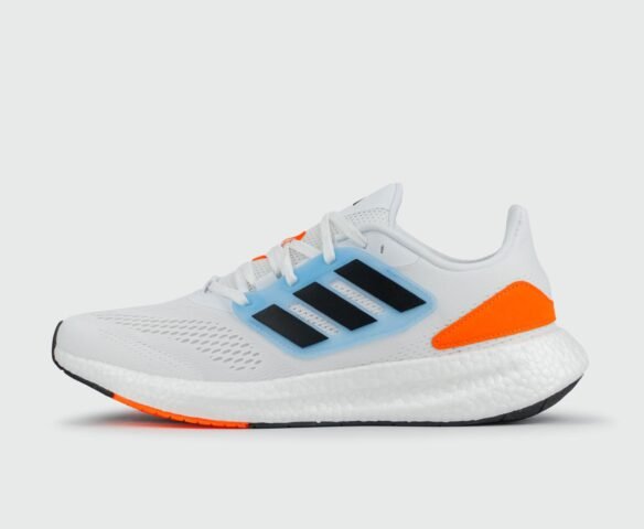 Adidas Pureboost 22 White Blue Orange