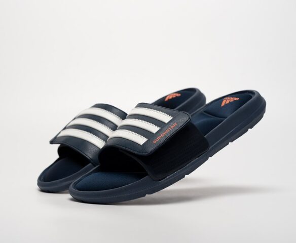 Сланцы Adidas Superstar синие Сланцы Adidas Superstar синие