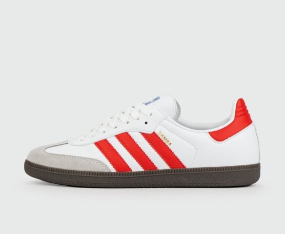 Adidas Samba OG White Red Str. Adidas Samba OG White Red Str.
