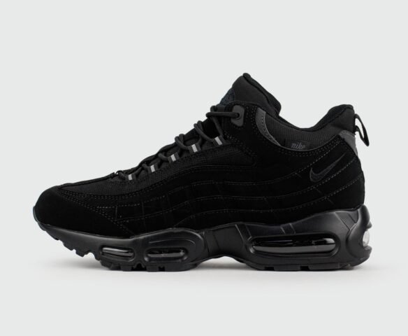 Зимние Nike Air Max 95 Total Black Зимние Nike Air Max 95 Total Black