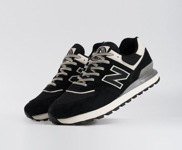 Stone Island x New Balance 574 черные 44298