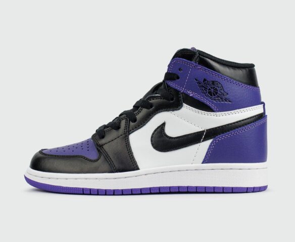 Air Jordan 1 High Purple Black / White