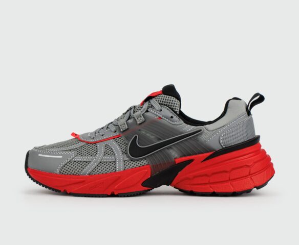 Nike V2K Run Grey / Red Nike V2K Run Grey / Red